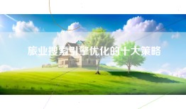 旅业搜索引擎优化的十大策略