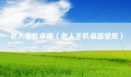 老人手机桌面（老人手机桌面壁纸）