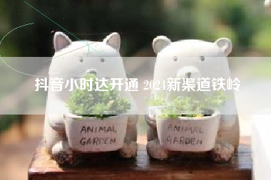 抖音小时达开通 2024新渠道铁岭